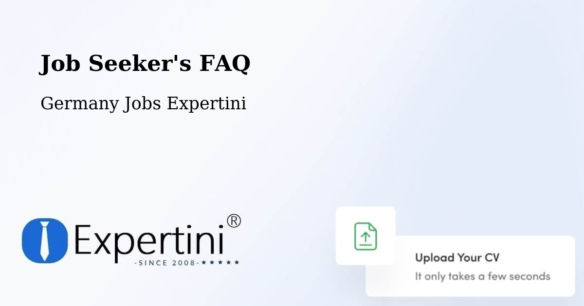 Job Seeker FAQ – Oberderdingen - Germany Jobs Expertini